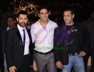 Have you seen Salman Khan, Aamir Khan and Akshay Kumar together