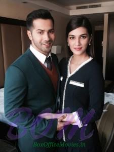 Varun Dhawan and Kriti Sanon latest charming picture