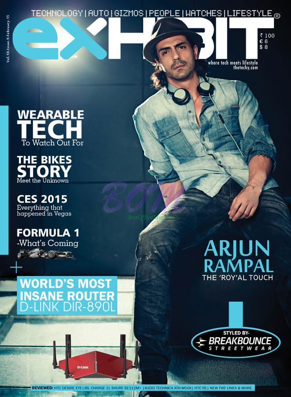 Arjun Rampal on Exhibit magazine February 2015 cover page photo - Arjun ...