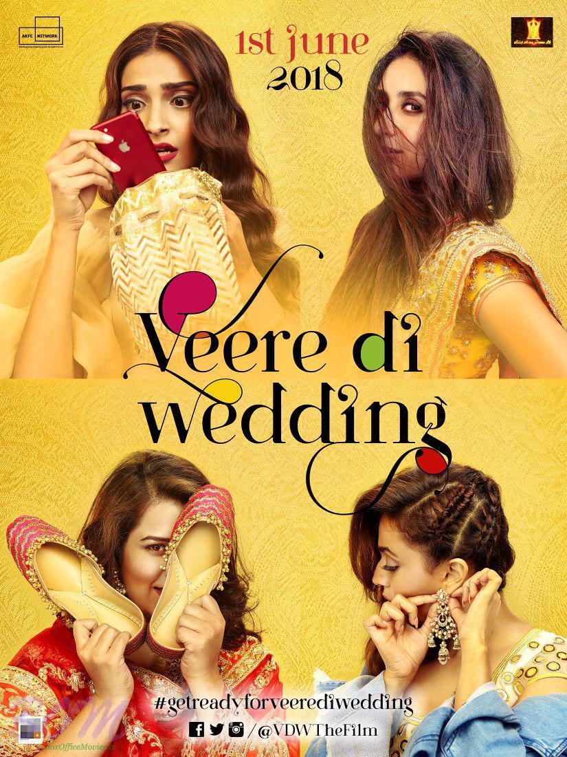 Veere Di Wedding Movie Poster Photo Veere Di Wedding Will Release In Cinemas On 1st June 2018